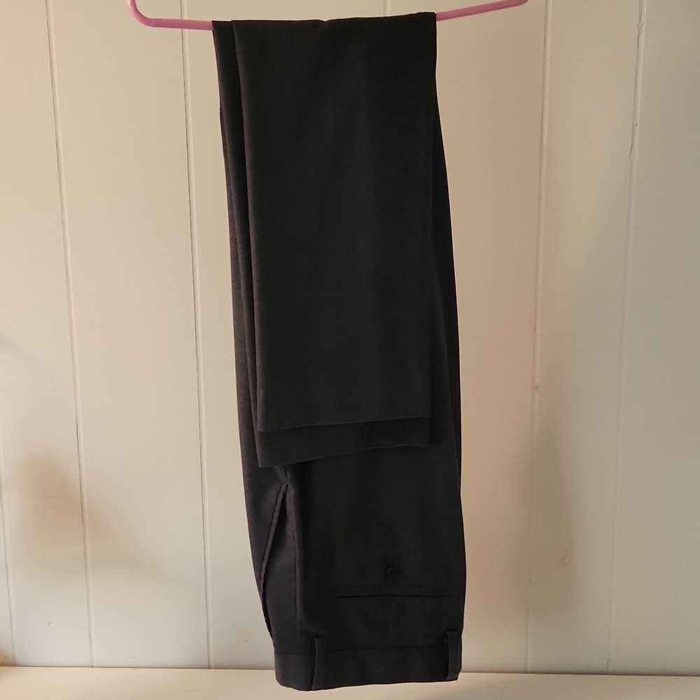 Men's Black Dress Pants - Classic Straight Leg